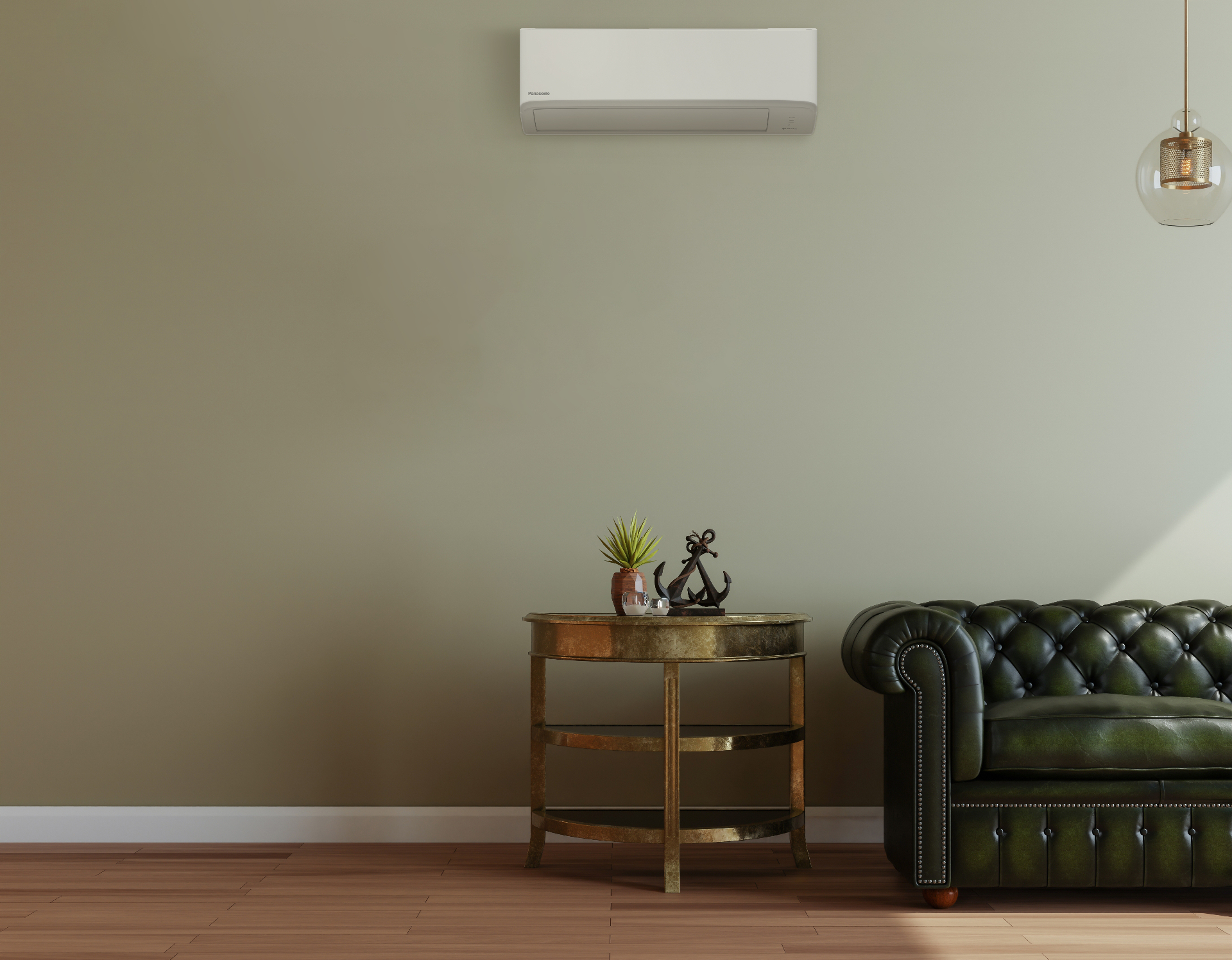 Panasonic beltéri klíma elegáns nappaliban
